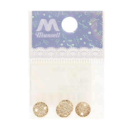 Handicraft bracket "Metal parts 8mm 4 pieces gold 271/0354"