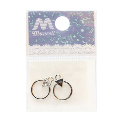 Кронштейн ручной работы "Металлические детали 15,5 x 11 мм 2 кусочки серебро 271/0356"