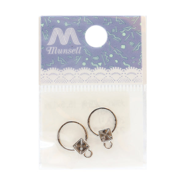 Ручной кронштейн «Металлические детали 15,5 x 11 мм 2 кусочки серебро 271/0357"