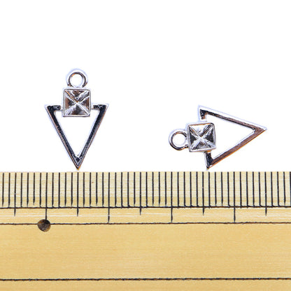 Handicraft bracket "Metal Parts 16 x 10.5mm Silver 271/0358"