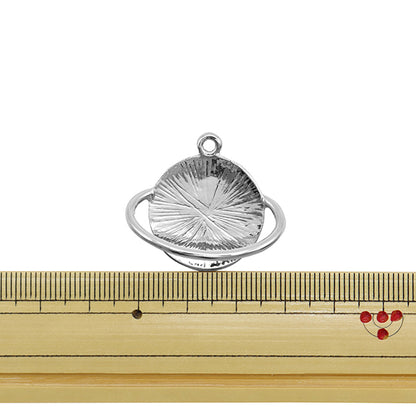 수예하드웨어 "토성 매력 대학교 25mm 실버 271/0383"