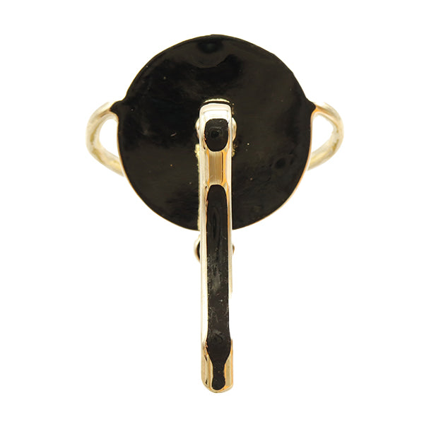 Kunsthandwerk "Saturn Hook Pony Groß 25 mm Gold 271/0385"