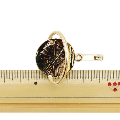 Kunsthandwerk "Saturn Hook Pony Groß 25 mm Gold 271/0385"