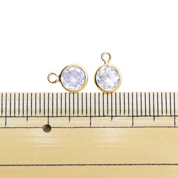 Matériel accessoire "Zirconia cubic 1 Can 7mm Gold 271 / 0390G"