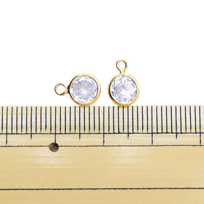 Matériel accessoire "Zirconia cubic 1 Can 7mm Gold 271 / 0390G"