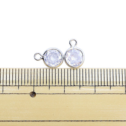 Материал аксессуаров "Циркония кубик 1 CAN 7 мм серебро 271/0390S"