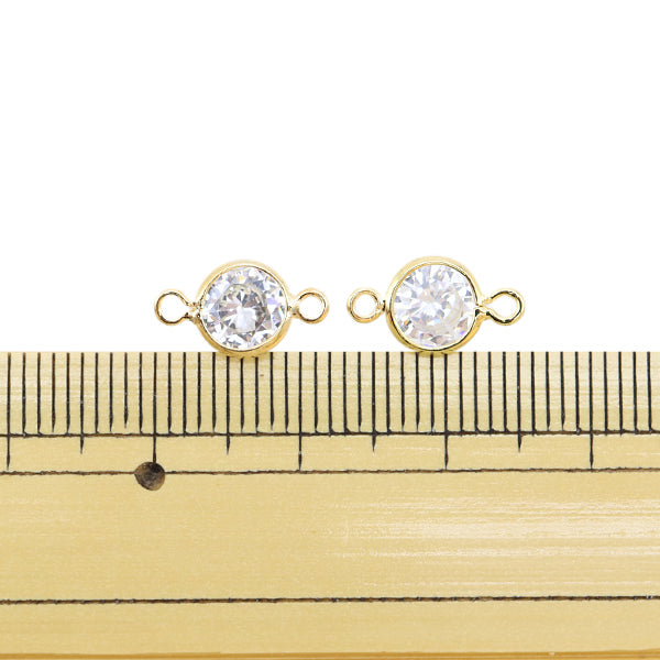 Аксессуарный материал "Циркония Cubic 2 CAN 7 мм золото 271/0391G"