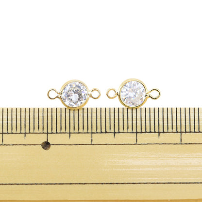 Аксессуарный материал "Циркония Cubic 2 CAN 7 мм золото 271/0391G"