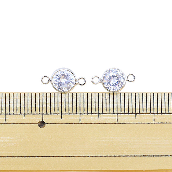 Материал аксессуаров "Циркония Cubic 2 CAN 7 мм серебро 271/0391S"