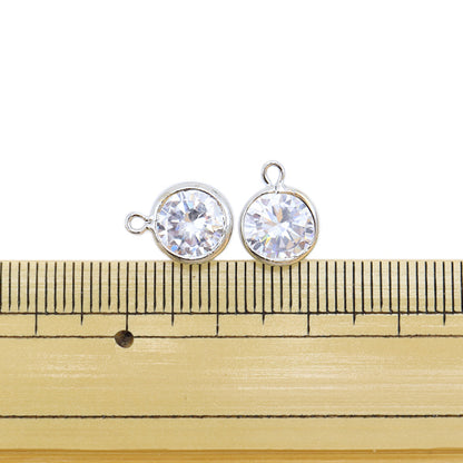 Материал аксессуаров "Циркония кубик 1 банка 9 мм серебро 271/0392s"