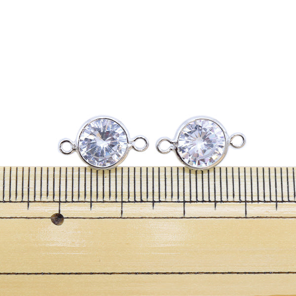 Аксессуарный материал "Циркония кубик 2 CAN 9 мм серебро 271/0393S"