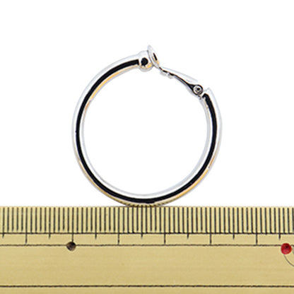 Handicraft bracket "hoop earrings 30mm nickel -free silver 271/0405"