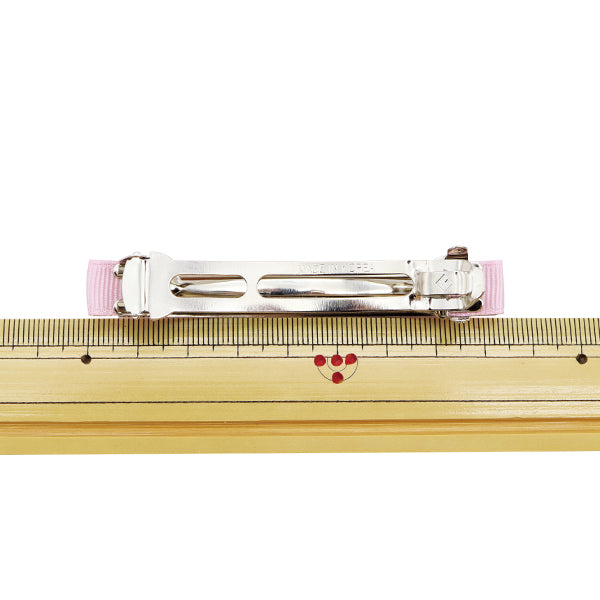 Handicraft bracket "GloglanRibbonValetta bracket 80mm pink/silver HA1297-206]