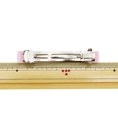 Handicraft bracket "GloglanRibbonValetta bracket 80mm pink/silver HA1297-206]