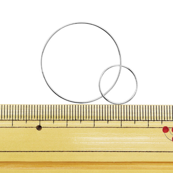 Handicraft bracket "Hoop parts 2 without a row 44mm Silver TS2453-205"