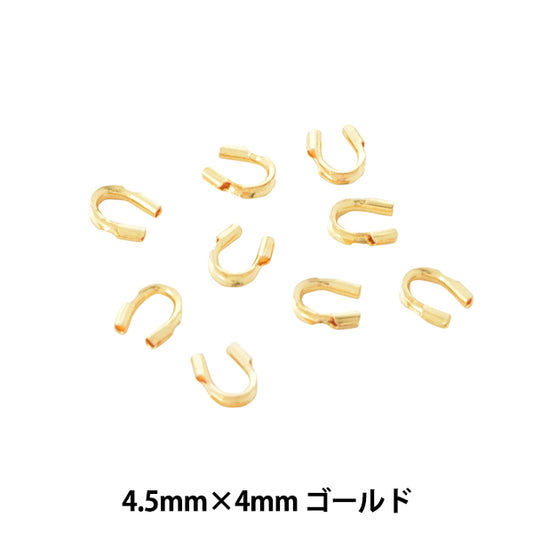 Raccordi artigianali "Staffa a forma di U 4,5 mm x 4 mm oro 271/0020G"