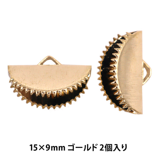 Support d'artisanat "RubanCASTRAGIA FINIE CIRCLE HANDY Circle 15 × 9 mm Gold 2 pièces TK2344-203"