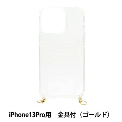 수예성분 "브래킷이있는 iPhone 케이스 iPhone 13Pro Clear X Gold ZA0549"