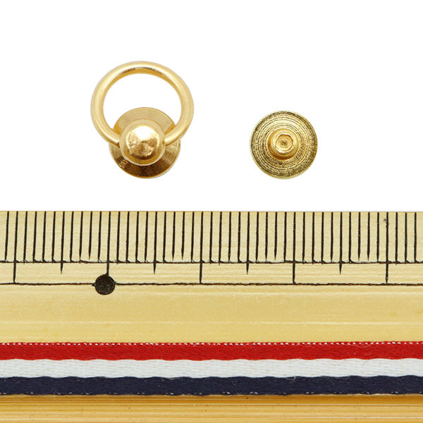 Handicraft material "Ring parts for smartphone case 8mm gold 2 pieces ZA0489"