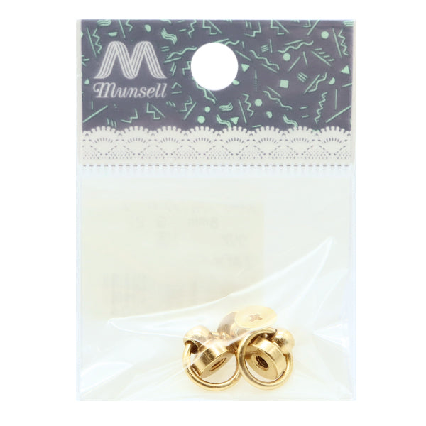 Handicraft material "Ring parts for smartphone case 8mm gold 2 pieces ZA0489"