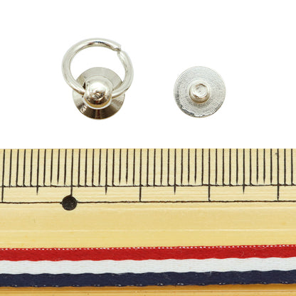 Handicraft material "Ring parts for smartphone case 8mm silver 2 pieces ZA0490"
