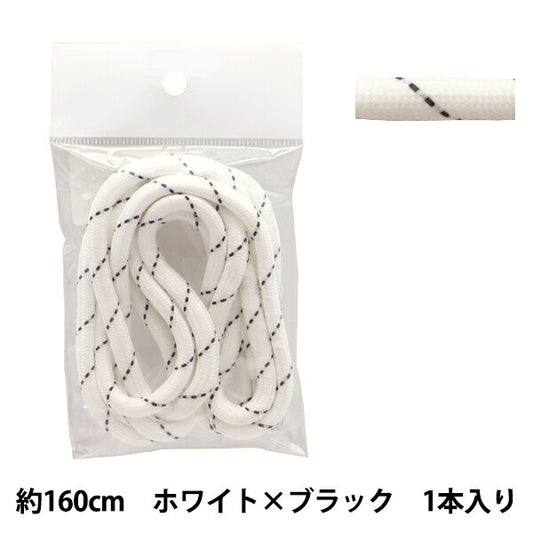 مواد يدوية "سلك حزام للهاتف الذكي حوالي 160 سم أبيض × أسود ZA0551"
