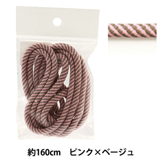 مواد يدوية "سلك حزام الهاتف الذكي حوالي 160 سم وردي × بيج ZA0594"