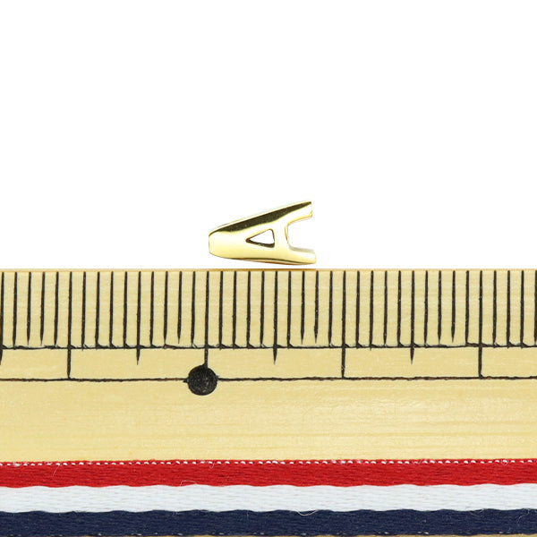 Piezas de metal "Inicial A 8 mm Gold 1 PS6029-201"