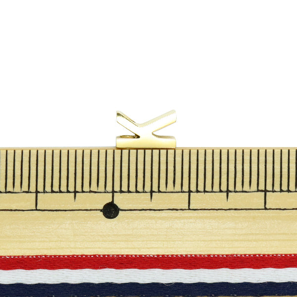 Piezas de metal "Inicial K 8 mm de oro 1 PS6035-201"