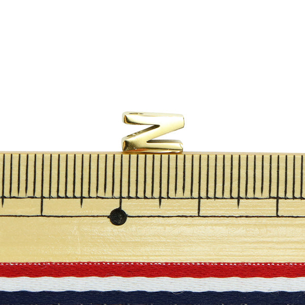 Metal parts "Initial N 8mm Gold 1 PS6039-201"