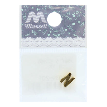 Metal parts "Initial N 8mm Gold 1 PS6039-201"