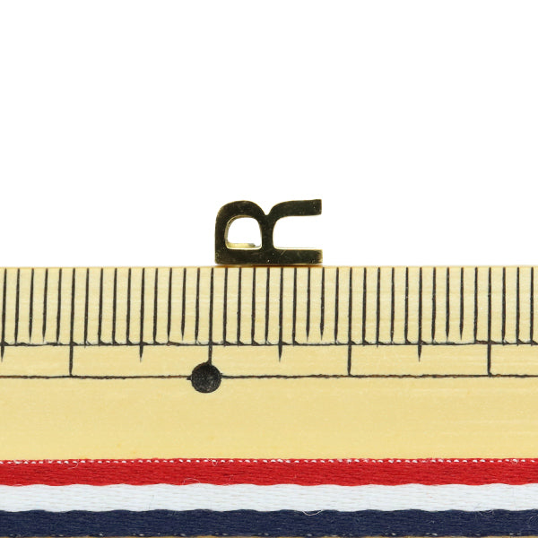 Metal parts "Initial R 8mm Gold 1 PS6041-201"