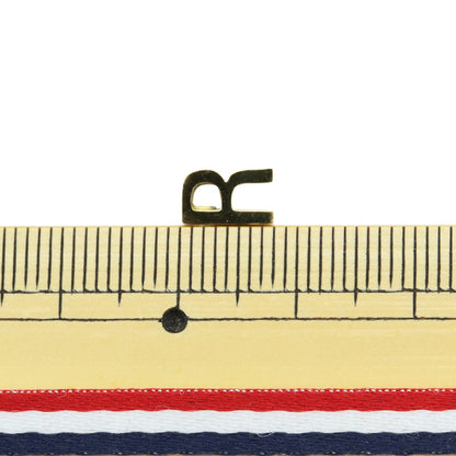 Metal parts "Initial R 8mm Gold 1 PS6041-201"