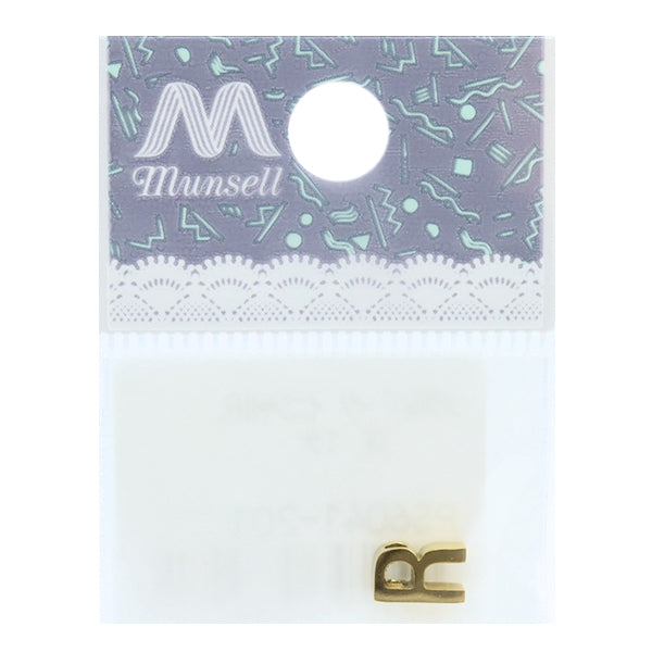 Metal parts "Initial R 8mm Gold 1 PS6041-201"