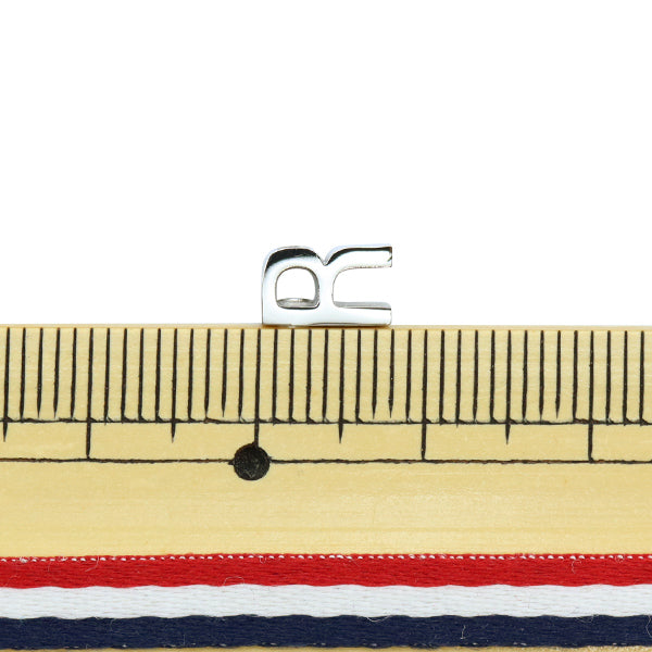 Metal parts "Initial R 8mm Silver 1 PS6042-999"