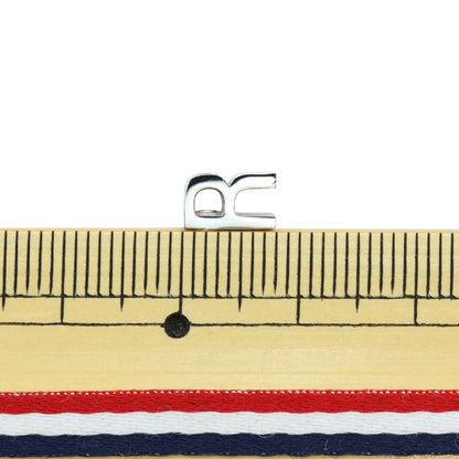 Metal parts "Initial R 8mm Silver 1 PS6042-999"