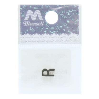 Metal parts "Initial R 8mm Silver 1 PS6042-999"