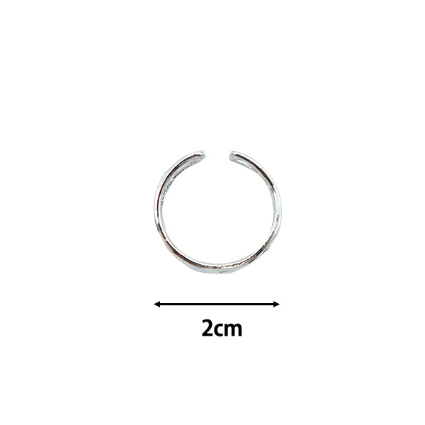Handicraft bracket "ear cuffing KP-3262 Silver EA1843"