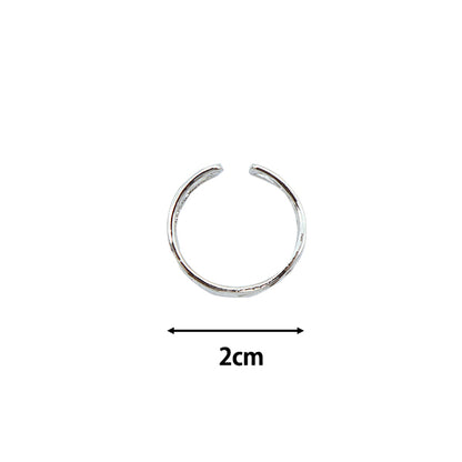 Handicraft bracket "ear cuffing KP-3262 Silver EA1843"