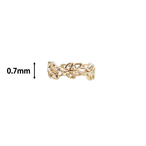 Handicraft bracket "ear cuffing KP-3266 Gold EA1846"