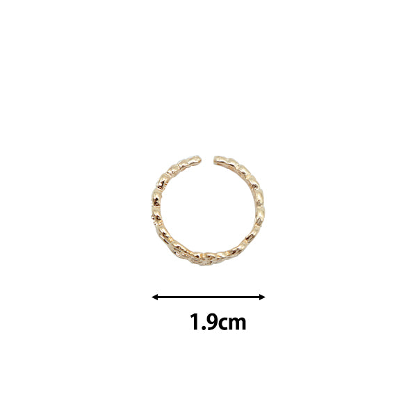 Handicraft bracket "ear cuffing KP-3267 Gold EA1848"