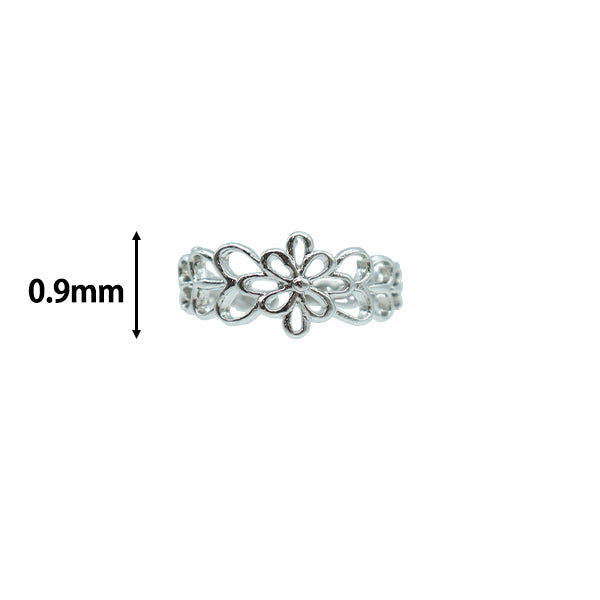 Handicraft bracket "ear cuffing KP-3267 Silver EA1849"