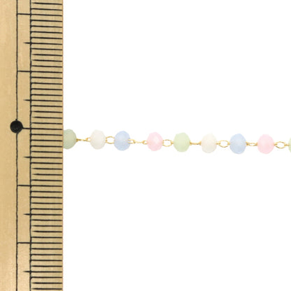 [Aus Menge 5] Zubehörhalter "PerlenKette grün x Gold CH1481]