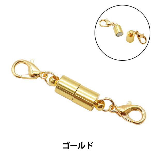 Soporte de artesanía "Gold de columna de cierre de imán para collar" TK2721-201"