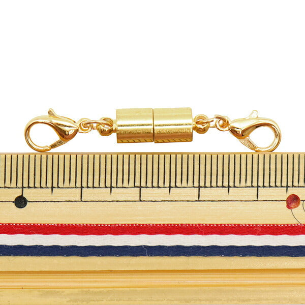 Soporte de artesanía "Gold de columna de cierre de imán para collar" TK2721-201"