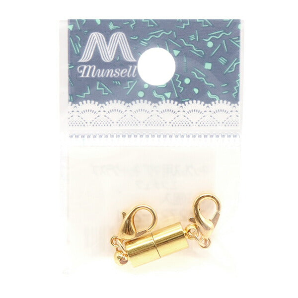 Soporte de artesanía "Gold de columna de cierre de imán para collar" TK2721-201"