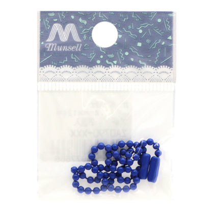 手芸金具 『カラーボールチェーン 2.4mm×12cm ブルー 2本入り ZA0790-XXX』