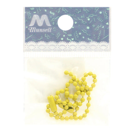 مستلزمات الأشغال اليدوية "سلسلة كرات ملونة 2.4 مم × 12 سم أصفر 2 قطعة ZA0794-XXX"