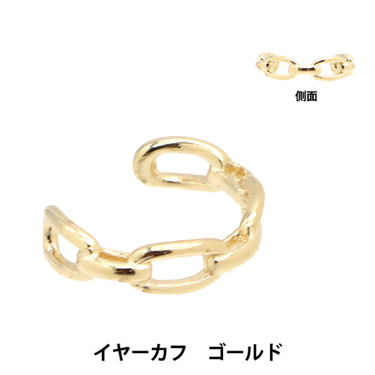 Kunsthandwerksklasse "Ohrmanschettenkette Gold 1 Stück EA1864-201"