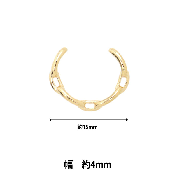 مستلزمات الأشغال اليدوية "سلسلة أذن ذهب 1 قطعة EA1864-201"